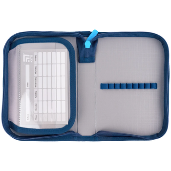 Пенал жесткий Kite Goal 20x14x3.9 см синий (K24-621-8) - Pampik