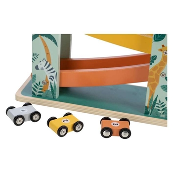 Деревянный мини-гараж с автомобилями FreeON (80654) - Pampik - 5