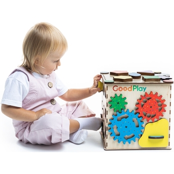 Бизикубик GoodPlay Творческий 25х25х25 см (K104) - Pampik - 11
