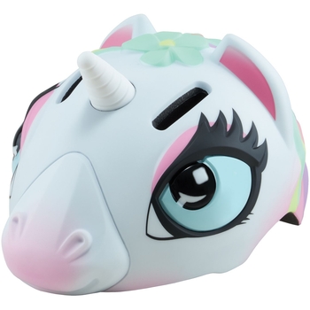 Шолом захисний Globber Fantasy Єдиноріг білий, р.S/M (49-55 см) з ліхтариком (605-110) - Pampik - 3