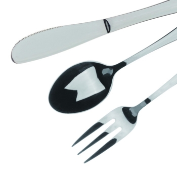 Набор столовых приборов Bergner Munich Silver Shiny для детей металлик (BG-5137-SL) - Pampik - 5