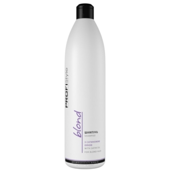 Шампунь для волосся з сатиновою олією ProfiStyle Blond With Satin Oil Shampoo, 1 л - Pampik