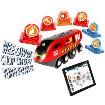 Детская железная дорога Brio Smart Tech Спасательная команда (36004) - Pampik - 10