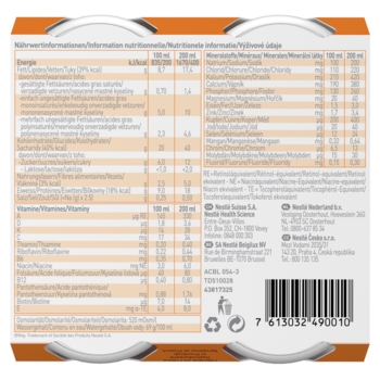 Ентеральне харчування Nestle Health Science Resource 2.0+Fibre зі смаком полуниці, 4 шт. по 200 мл - Pampik - 10