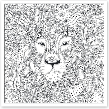 Раскраска антистресс Santi В мире животных 20 страниц (742911) - Pampik - 3