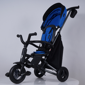 Велосипед складаний триколісний дитячий Qplay Nova+ Rubber Sky Blue (S700-13Nova+SkyBlue) - Pampik - 8