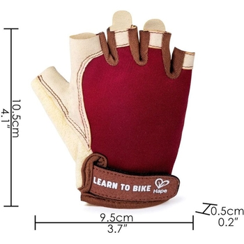 Детские спортивные перчатки Hape красные (E1095) - Pampik - 3