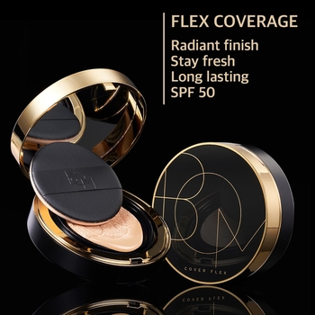 Кушон Beauty of Majesty BOM Cover Flex Cushion #21N Ivory 15 г - Pampik - 6