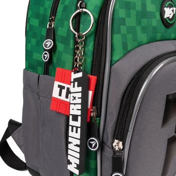 Рюкзак Yes Minecraft S-91 школьный серо-зеленый (559751) - Pampik - 9