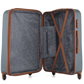 Чемодан Semi Line 26" L Green-Grey (T5584-5) - Pampik - 2