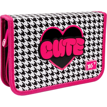 Пенал Yes Cute HP-02 жесткий одинарный без клапана розовый (533560) - Pampik