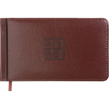 Ежедневник датированный Buromax Bravo 2024 153х87 мм коричневый (BM.2904-25) - Pampik