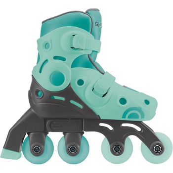 Роликовые коньки Globber Learning Skates 2 в 1, р.30-33, мятно-зеленый (783-206) - Pampik - 10