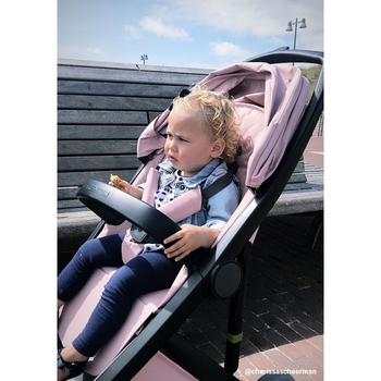 Прогулянкова коляска Greentom Classic Blossom-Black (8719323779938) - Pampik - 5