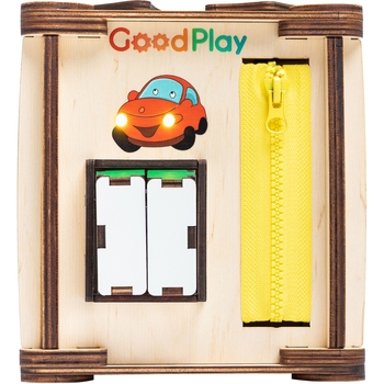 Бізікубик GoodPlay Розвиток з LED підсвічуванням 17х17х18 см (K103E) - Pampik - 7