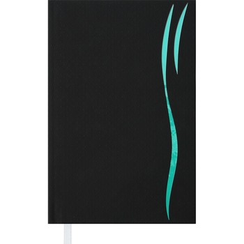 Ежедневник недатированный Buromax Wave A6 бирюзовый (BM.2610-06) - Pampik
