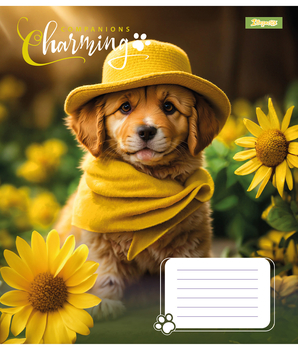 Набір зошитів 1 Вересня Charming companions А5, в лінію, 12 аркушів, 25 шт. (767218) - Pampik - 3