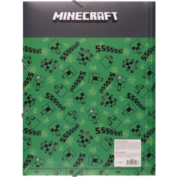 Папка Yes Minecraft Creepers A4, на резинке (492214) - Pampik - 2