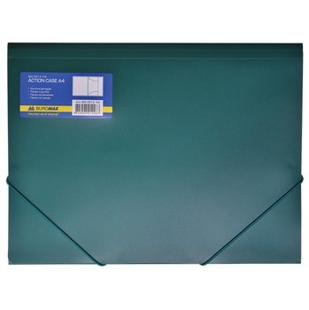 Папка на резинках Buromax А4 зеленая (BM.3913-04) - Pampik