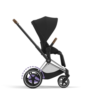 Шасси Cybex e-Priam 4.0 с основой для сидения Chrome Brown (521002349) - Pampik - 7