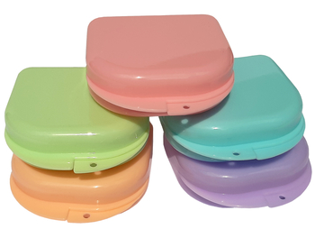 Футляр для зубних протезів Dochem рожевий - Pampik - 2