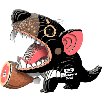 Збірна 3Д модель Eugy Зоопарк Тасманійський диявол (XEG-035) - Pampik