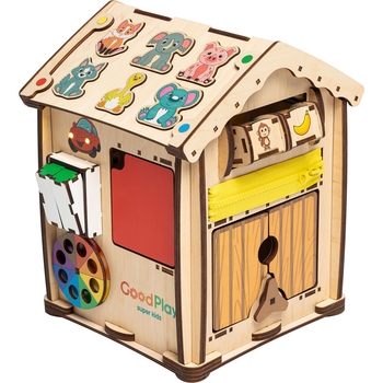 Бізібудинок GoodPlay Всезнайка з LED підсвічуванням 24х24х30 см (691407) - Pampik - 3