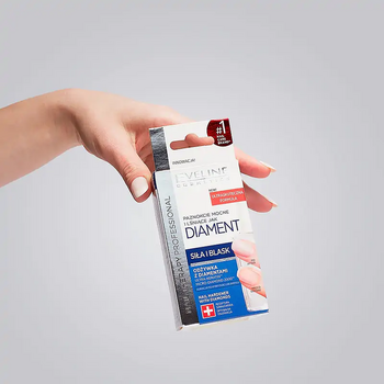 Укрепляющее средство для ногтей Eveline Cosmetics Nail Therapy Professional с бриллиантами 12 мл - Pampik - 3