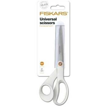 Ножницы универсальные Fiskars FF 21 см белые (1020412) - Pampik - 2