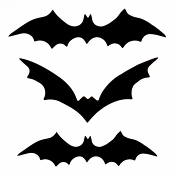 Набір Yes! Fun Хелловін Кажани 3D 24 шт (973631) - Pampik