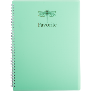 Тетрадь для записей Buromax Favourite Pastel, А4, в клетку, 80 листов, мятная (BM.24452154-38) - Pampik