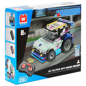 Машинка-конструктор на дистанційному керуванні Wise Block Позашляховик міні 289 деталей (EU389105) - Pampik - 7