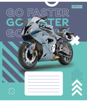 Набор тетрадей 1 Вересня No limits А5 в линейку 24 листа 20 шт. (67307) - Pampik - 4