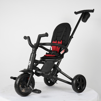 Велосипед складаний триколісний дитячий Qplay Nova Niello Red (S700-12Nova+EvaRed) - Pampik - 8