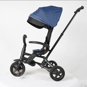 Велосипед складаний триколісний дитячий Qplay Nova Niello Blue (S700-12Nova+EvaBlue) - Pampik - 9