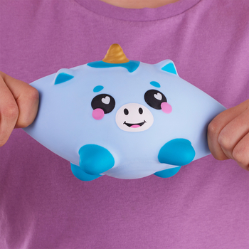 Игрушка-антистресс Smooshzees Luvzees Единорог Больц коллекционная голубая (8224) - Pampik - 6