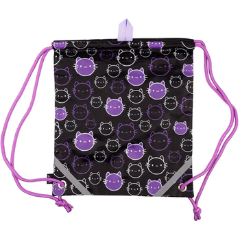 Сумка для взуття Yes SB-10 Mysterious Cats, чорний (559676) - Pampik