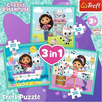 Пазлы Trefl 3 в 1 Активный отдых Габи - Pampik - 5