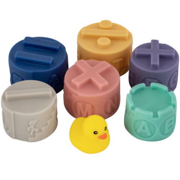 Іграшка-пірамідка Baby Team Кольорова вежа (8865) - Pampik - 2