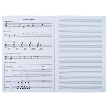 Зошит для нот Kite Studio Pets А4, 20 аркушів, 1 шт. (SP24-404) - Pampik - 3