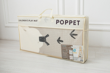 Дитячий килимок Poppet Баранчик Шейп та Дім звіряток двосторонній складний 200х150x1 см (PP023-150H) - Pampik - 11