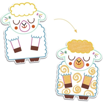 Художній комплект для малювання Djeco Свійські тварини (DJ00061) - Pampik - 2