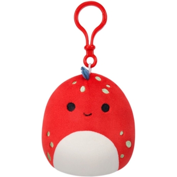 М'яка іграшка-брелок Squishmallows Діно Долан на кліпсі, 9 см (SQCP00218) - Pampik