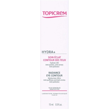 Крем для контура вокруг глаз Topicrem Hydra+ Radiance Eye Contour 15 мл - Pampik - 3