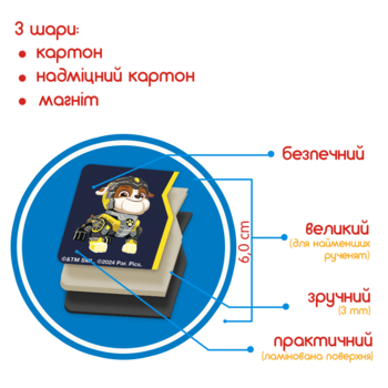 Набір магнітів Magdum Щенячий патруль Цифри (ML4034-22) - Pampik - 4