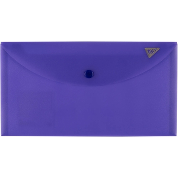 Папка-конверт Yes Fusion А6 на кнопке фиолетовая (492268) - Pampik