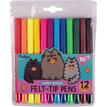 Фломастеры Yes Pusheen friends, 12 шт. (650545) - Pampik