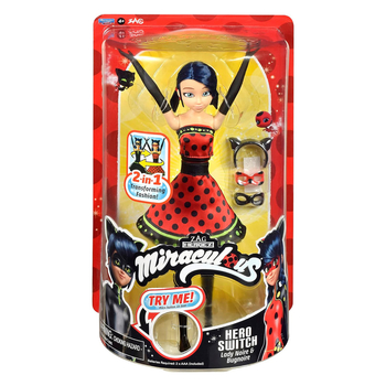 Інтерактивна лялька Miraculous Леді Баг і Супер-Кіт Дизайнерське перевтілення Леді Баг, 26 см (50414) - Pampik - 5