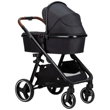 Коляска для дитини універсальна 4 в 1 FreeON Bloom black (49706) - Pampik - 4