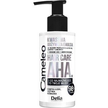 Кислотная эмульсия Delia Cosmetics Cameleo AHA Hair Care для жирных, слабых и ломких волос 150 мл - Pampik